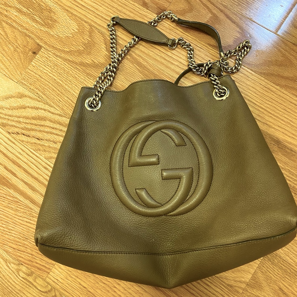 GUCCI brown hobo bag